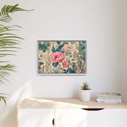 TBF101 Timeless Blooms - Matte Canvas, Framed (Multi-color)