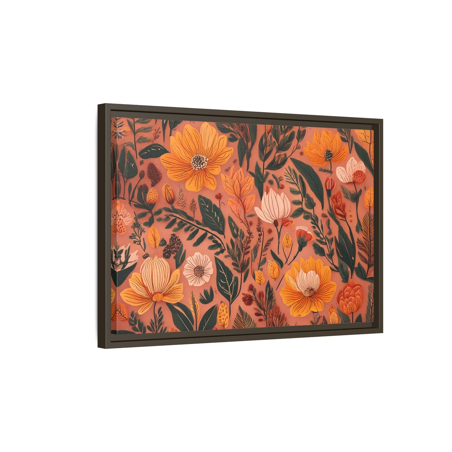 TBF107 Timeless Blooms - Matte Canvas, Framed (Multi-color)