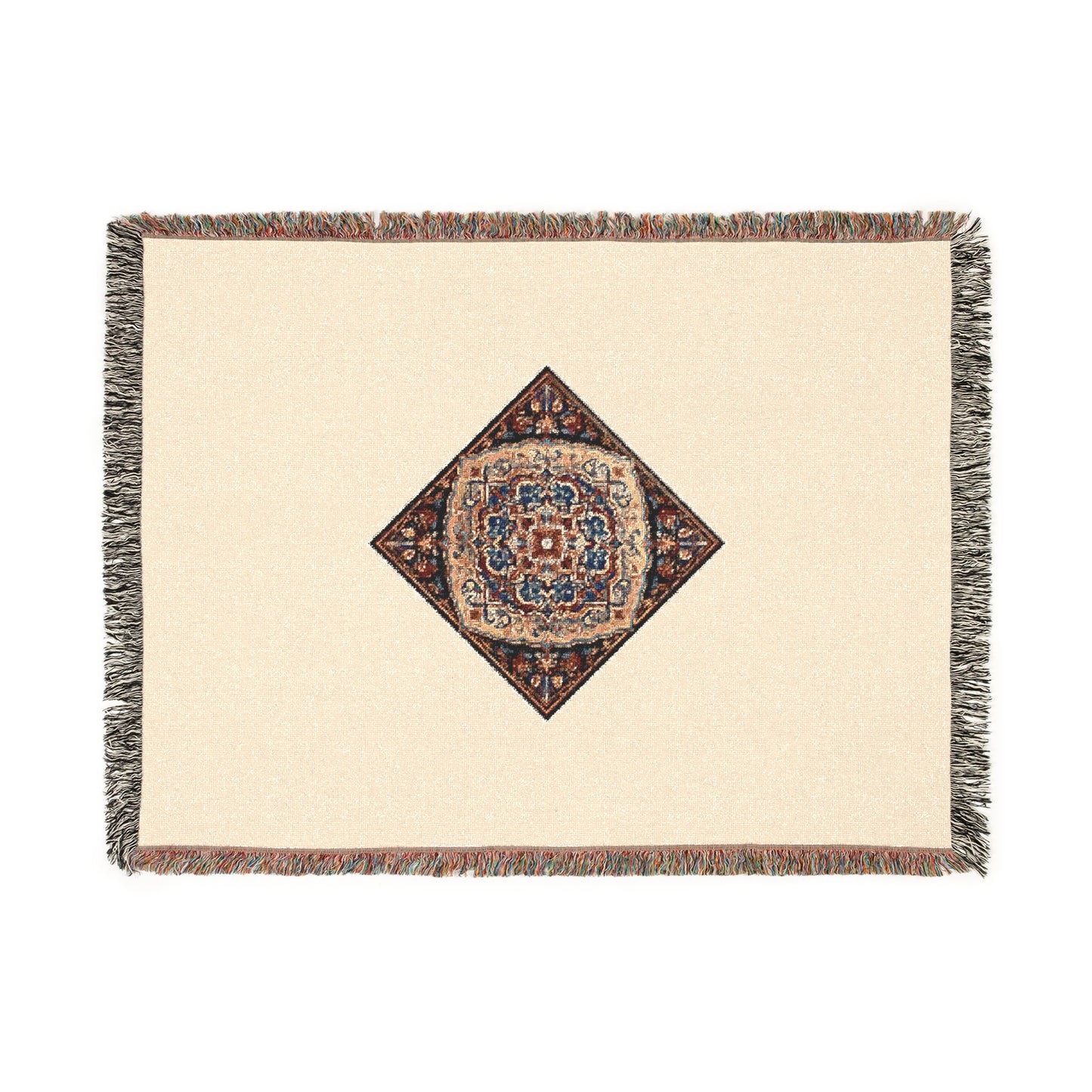 TRB128 Turkish Motif - Woven Blanket