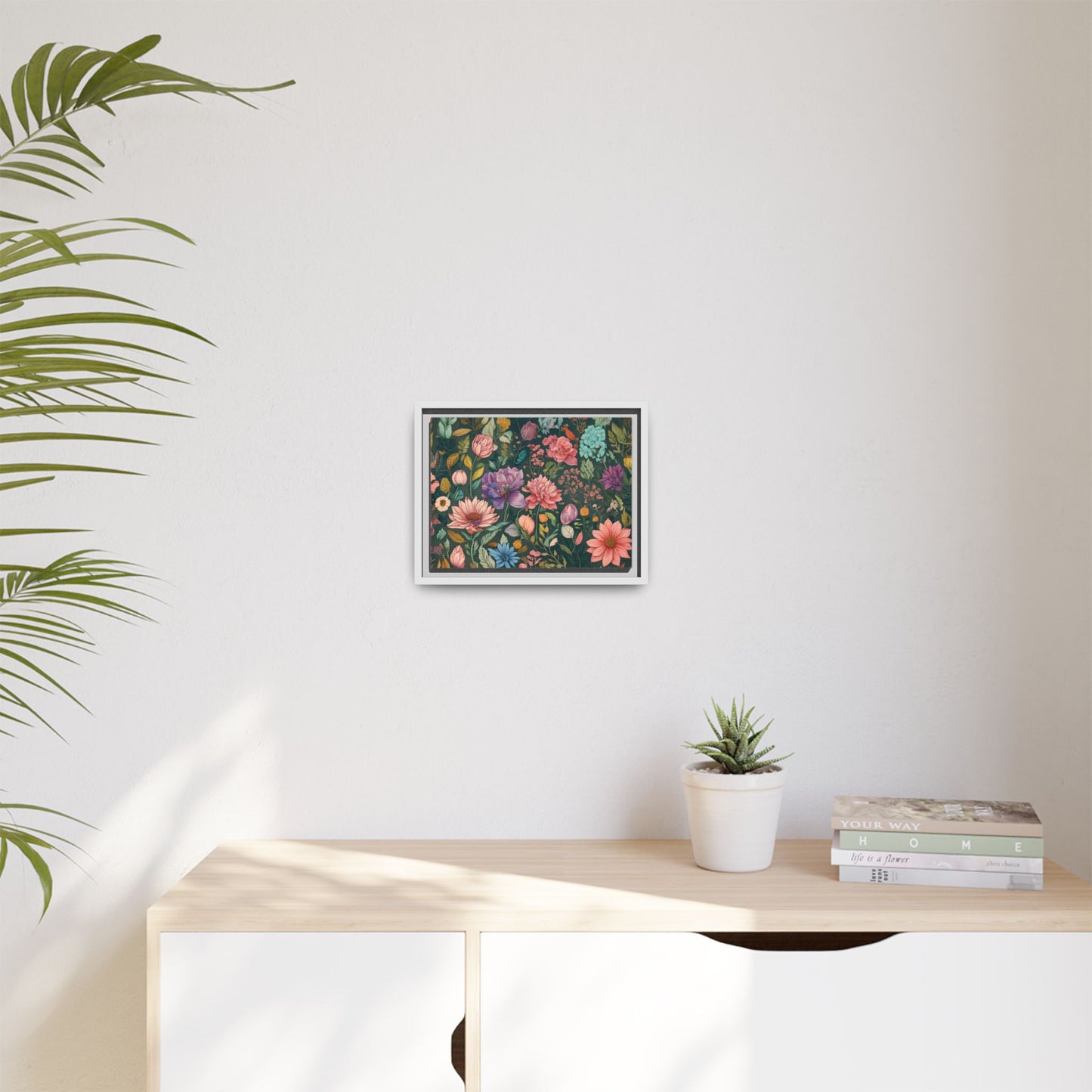 TBF111 Timeless Blooms - Matte Canvas, Framed (Multi-color)