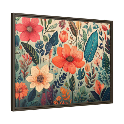 TBF105 Timeless Blooms - Matte Canvas, Framed (Multi-color)