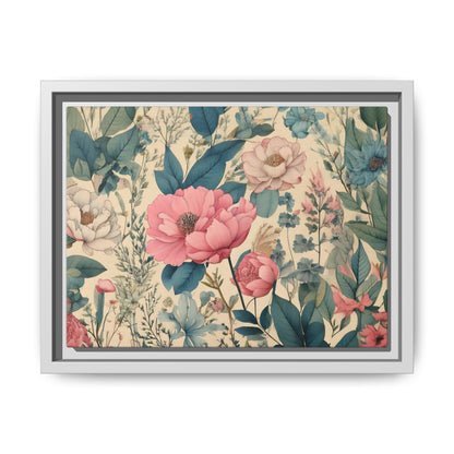 TBF101 Timeless Blooms - Matte Canvas, Framed (Multi-color)