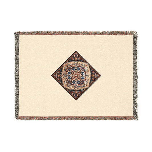 TRB128 Turkish Motif - Woven Blanket