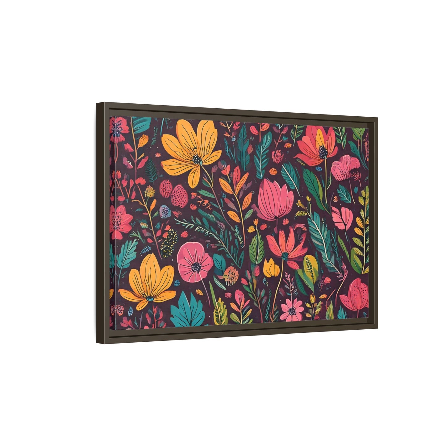 TBF102 Timeless Blooms - Matte Canvas, Framed (Multi-color)