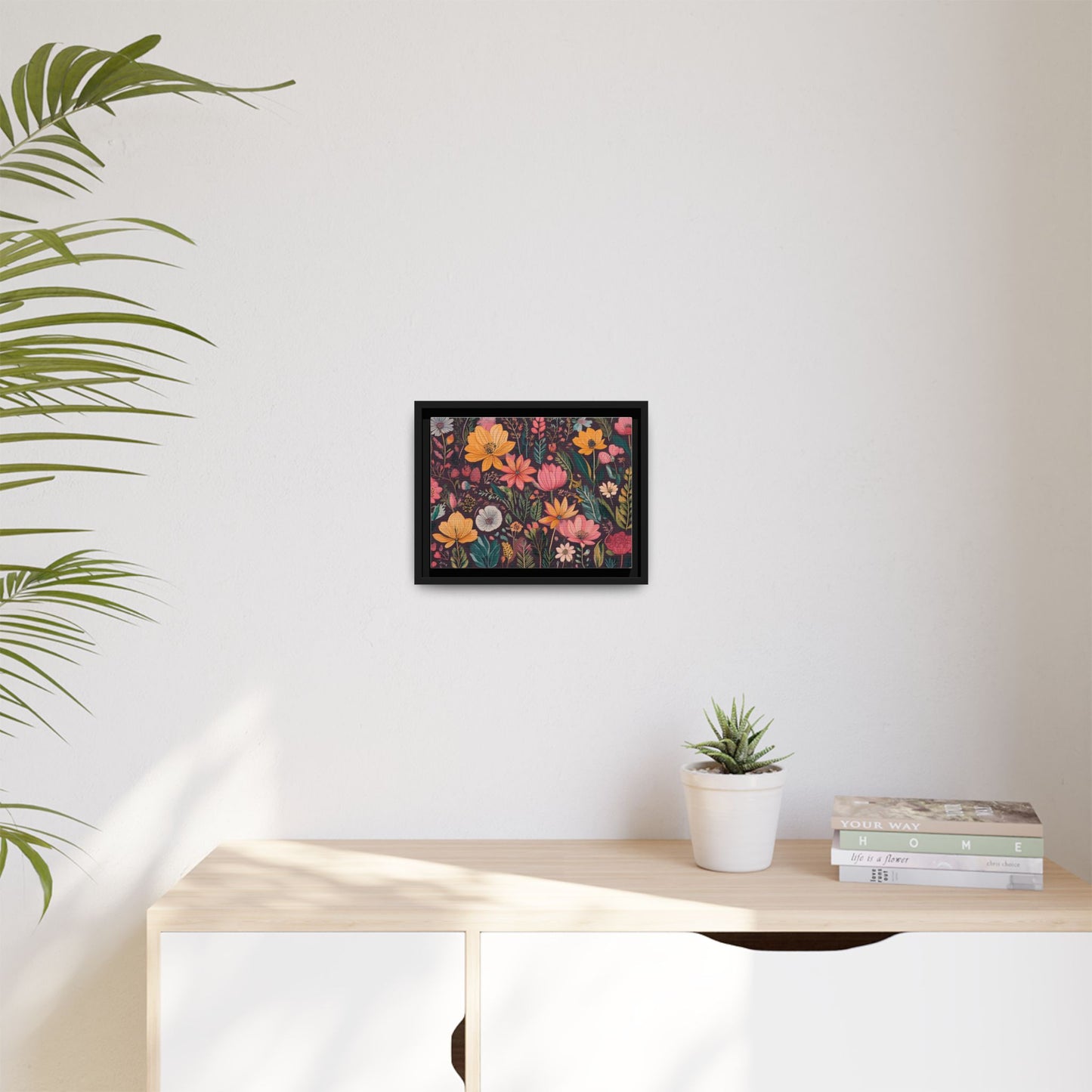 TBF108 Timeless Blooms - Matte Canvas, Framed (Multi-color)