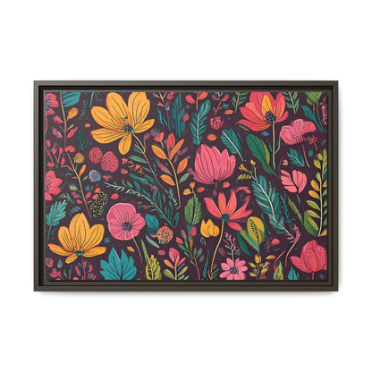 TBF102 Timeless Blooms - Matte Canvas, Framed (Multi-color)