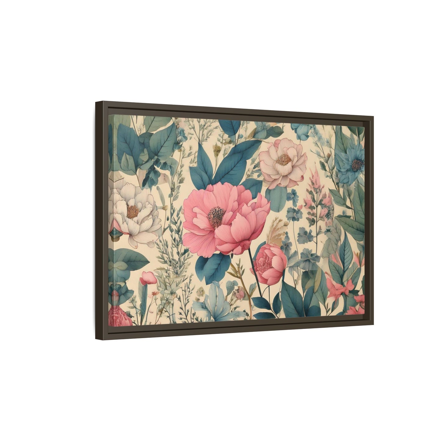 TBF101 Timeless Blooms - Matte Canvas, Framed (Multi-color)