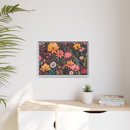 TBF108 Timeless Blooms - Matte Canvas, Framed (Multi-color)