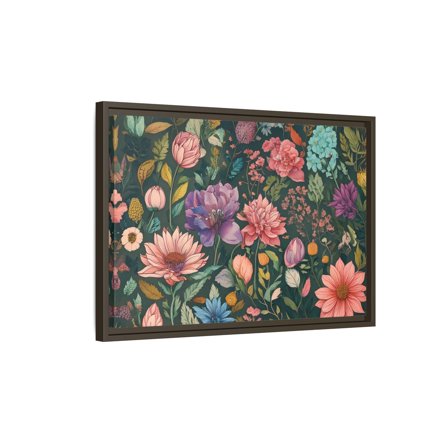 TBF111 Timeless Blooms - Matte Canvas, Framed (Multi-color)