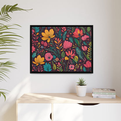 TBF102 Timeless Blooms - Matte Canvas, Framed (Multi-color)