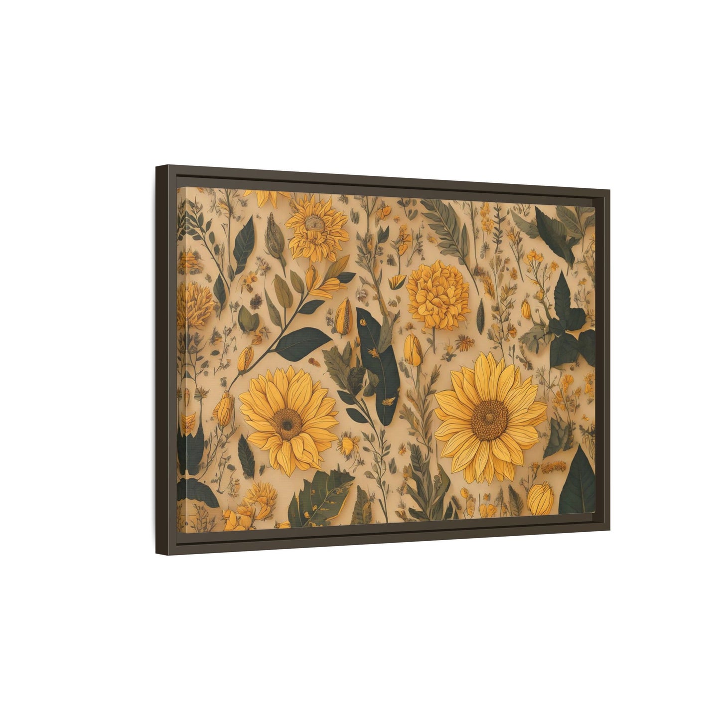 TBF104 Timeless Blooms - Matte Canvas, Framed (Multi-color)