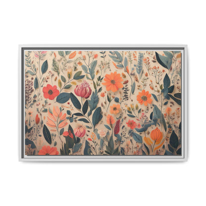 TBF103 Timeless Blooms - Matte Canvas, Framed (Multi-color)